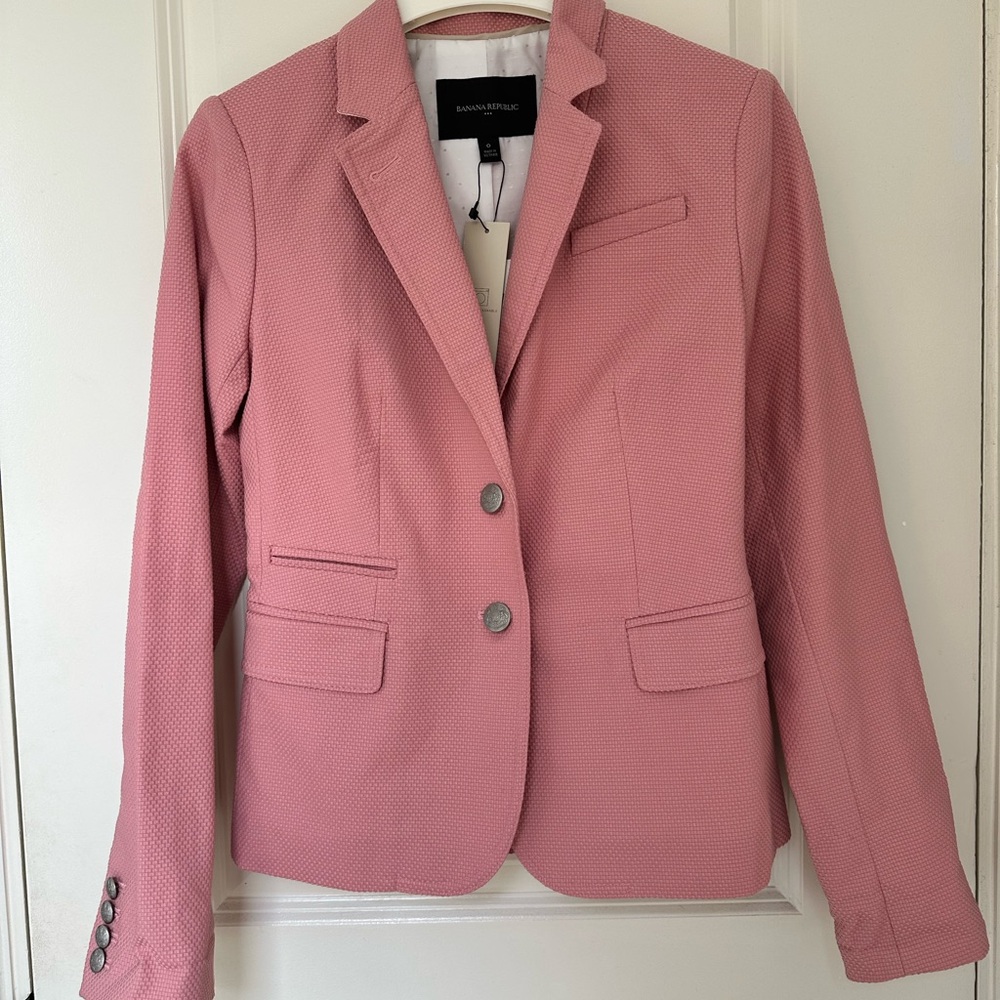 Banana Republic Blush Pink Blazer